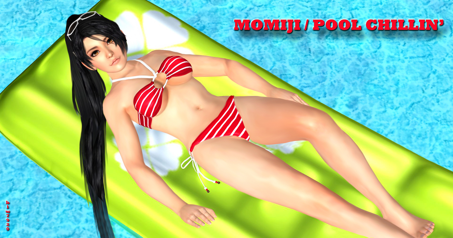 Momiji  POOL-CHILLIN (long hair)     8-12-2015