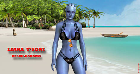 Liara T'Soni   BEACH-GODDESS   1-1-2017