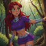 Starfire Teen Titans Wants You To Subscribe