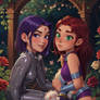 Raven and Starfire Teen Titans