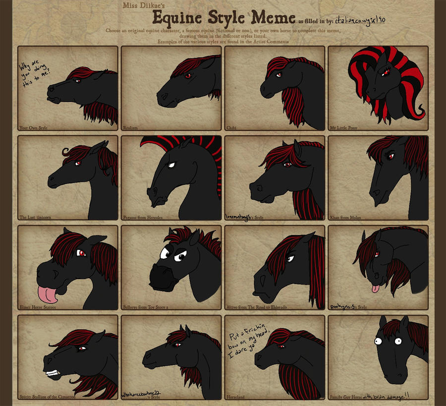 Equine Style Meme