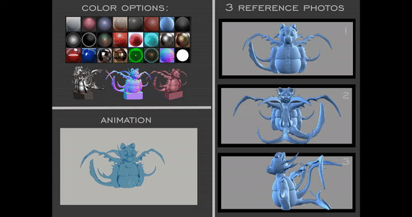 3D model reference by Laikhaane on DeviantArt