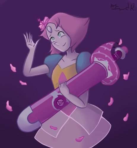 pearl- a single pale rose