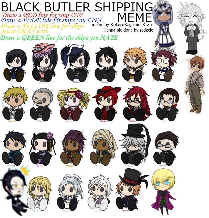 Kuroshitsuji Zodiac  Black butler characters, Black butler anime, Black  butler ciel