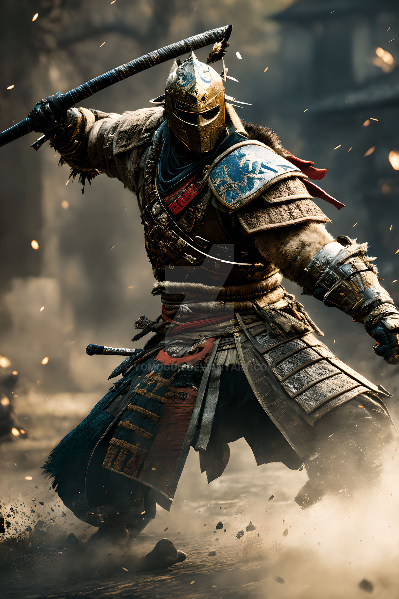 Samurai Warrior #10 by Yomogun on DeviantArt