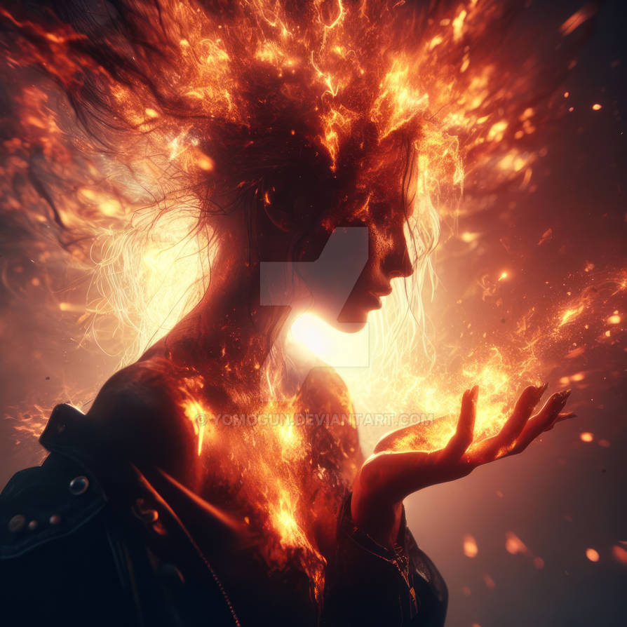 Pyromancer Maiden #02 by Yomogun on DeviantArt