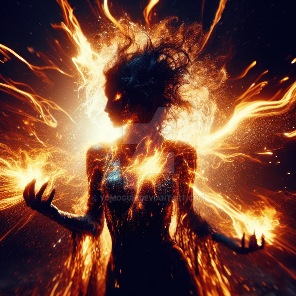 Pyromancer Maiden #05 by Yomogun on DeviantArt