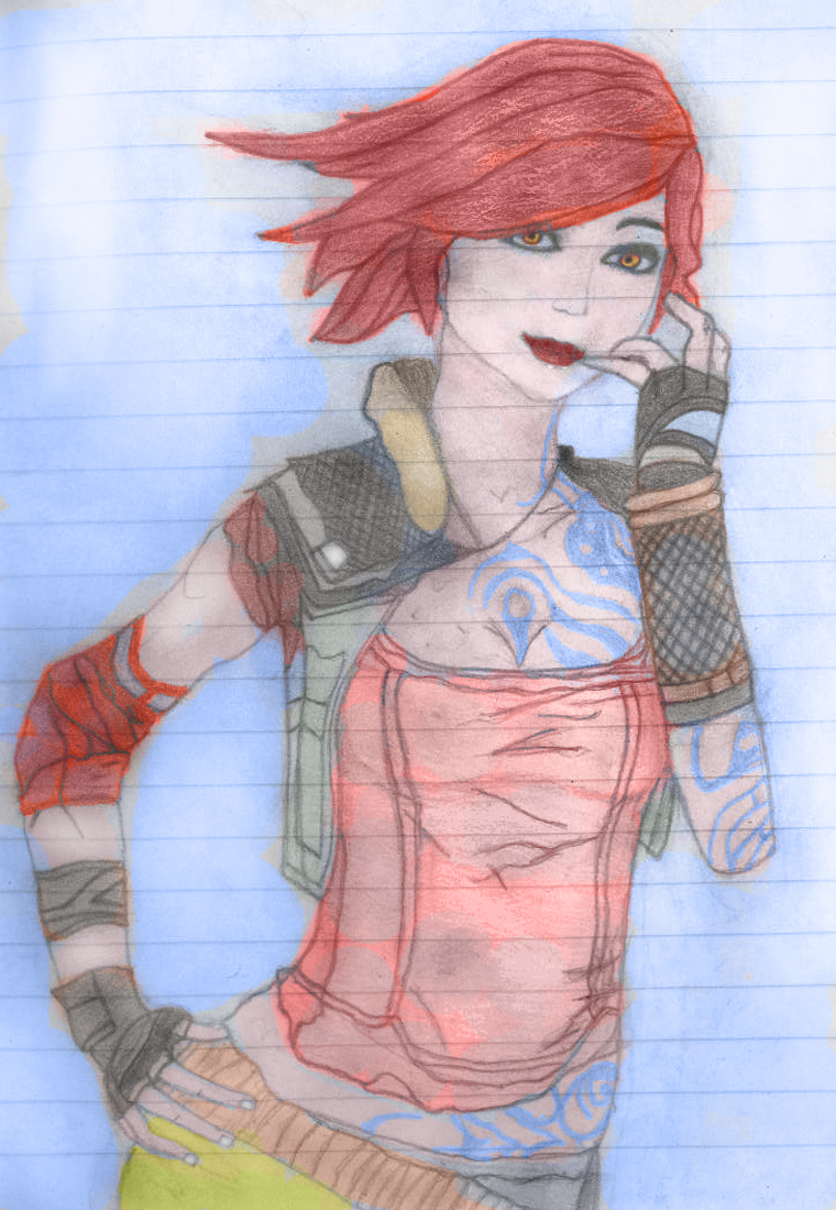 Lilith from Borderlands 1-2 (Color Version)