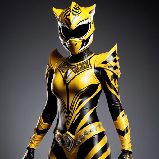 Mighty Morphin' Power Ranger Yellow Redesign by RickyRiser82 on DeviantArt