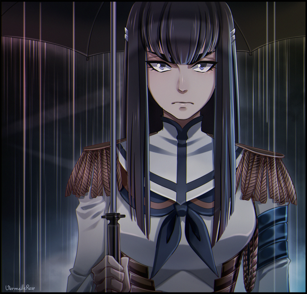 Satsuki Kiryuin Redraw By Vermeillerose On Deviantart