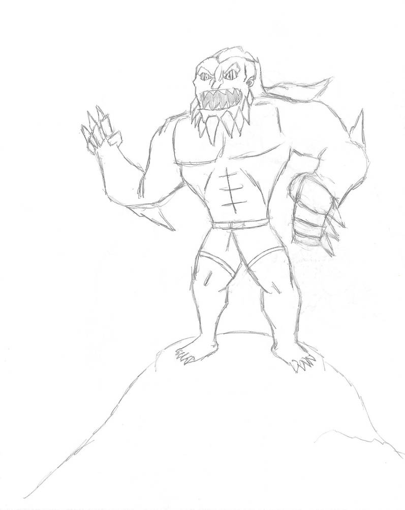 Doomsday Sketch by queenelizathedog on DeviantArt