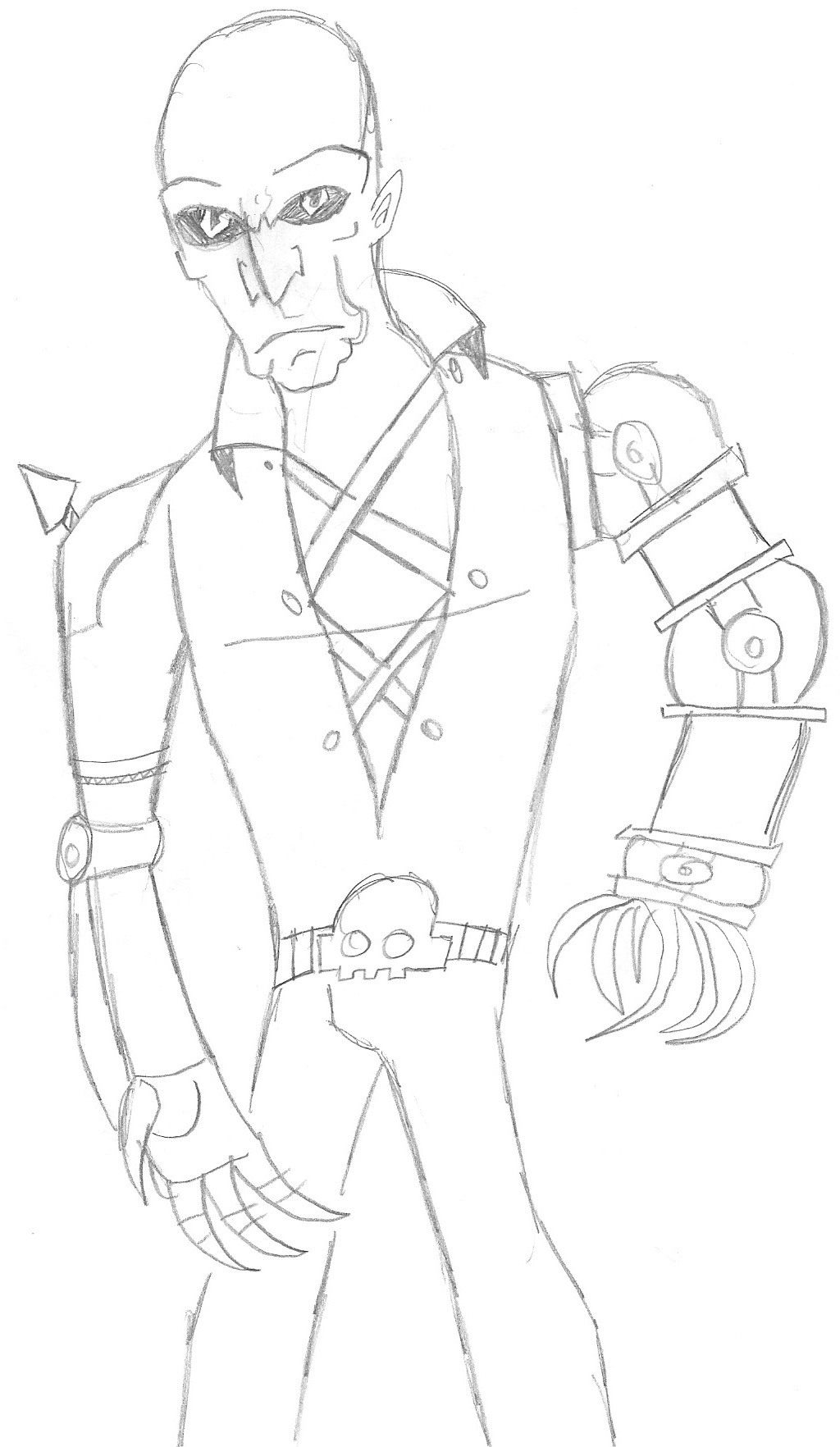 Evil Man Sketch By Queenelizathedog On DeviantArt evil-man-sketch-by-queenelizathedog-on-deviantart