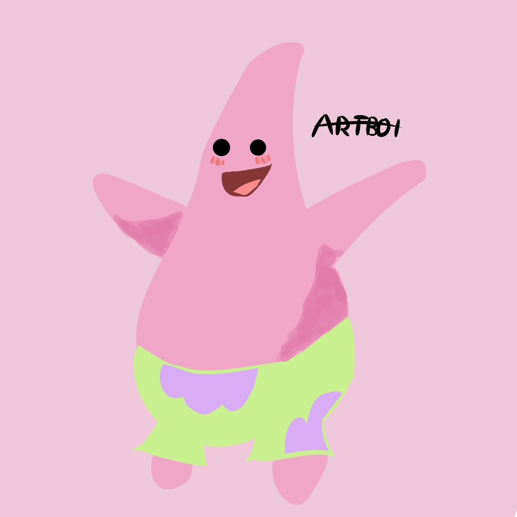 Cute Patrick Star By Xxartboixx On Deviantart