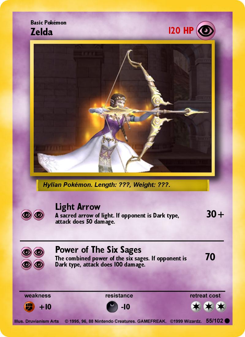 legend of zelda pokemon cards Legendary & Mythical 12 Lot - Includes Rares & Holos Zelda Pokemon Card by ThorenQuill