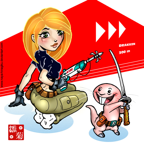 Kim Possible Rufus Rescue Kim Possible and Rufus by naya-hinagiku on DeviantArt