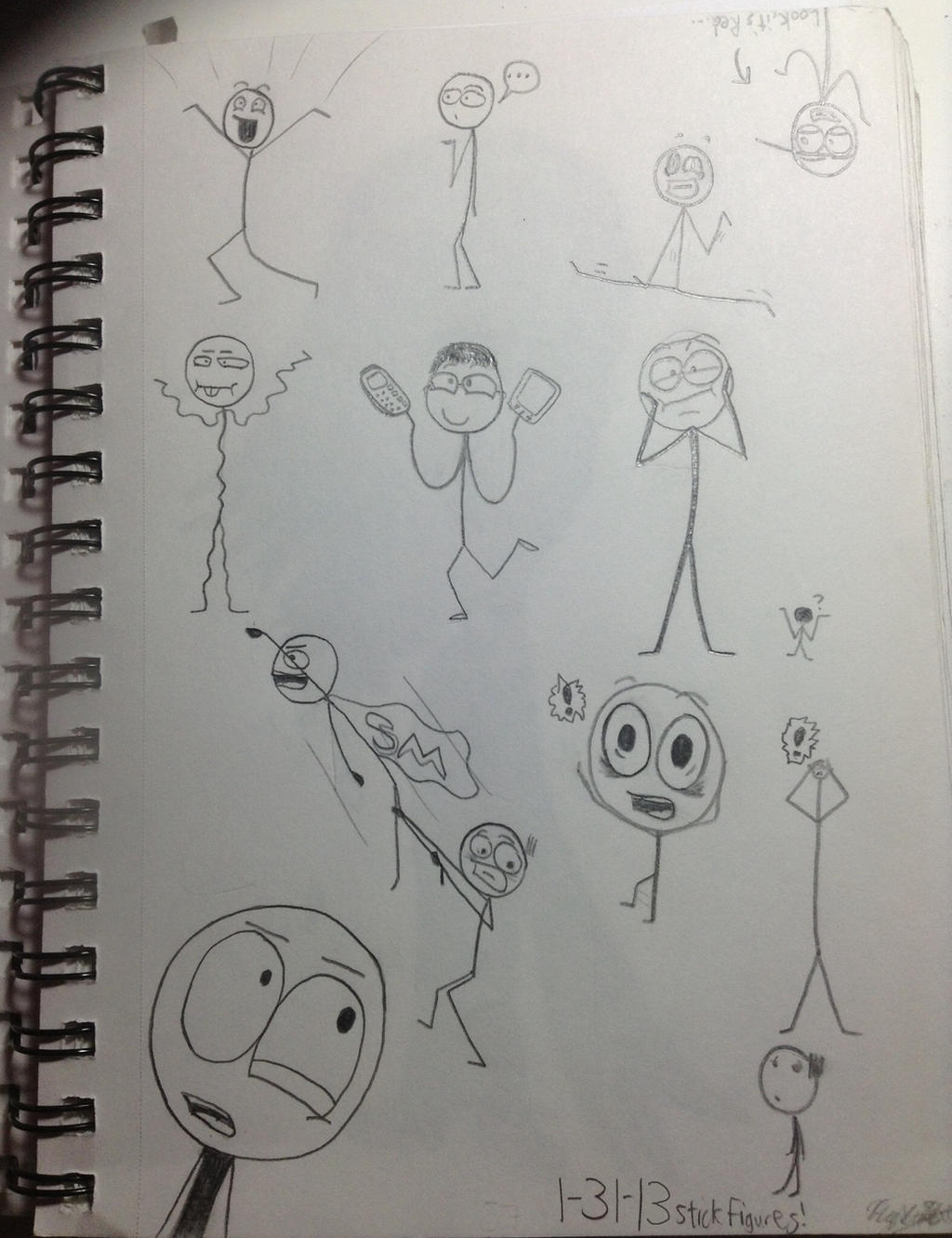 Collagraph Stick Men Stick Figure Collage by Spiral-Jr on DeviantArt