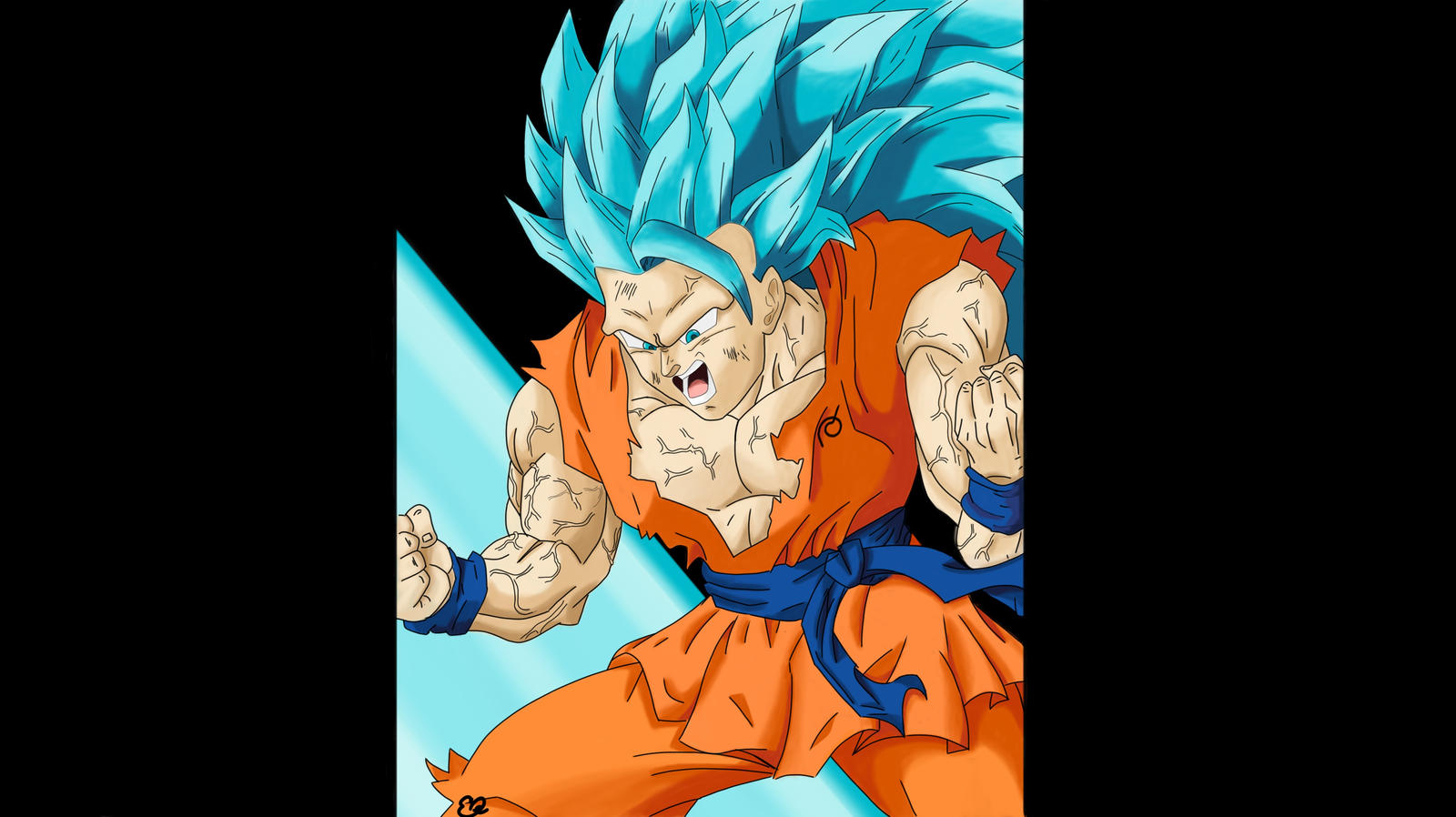 Super Saiyan God SSj3 Goku