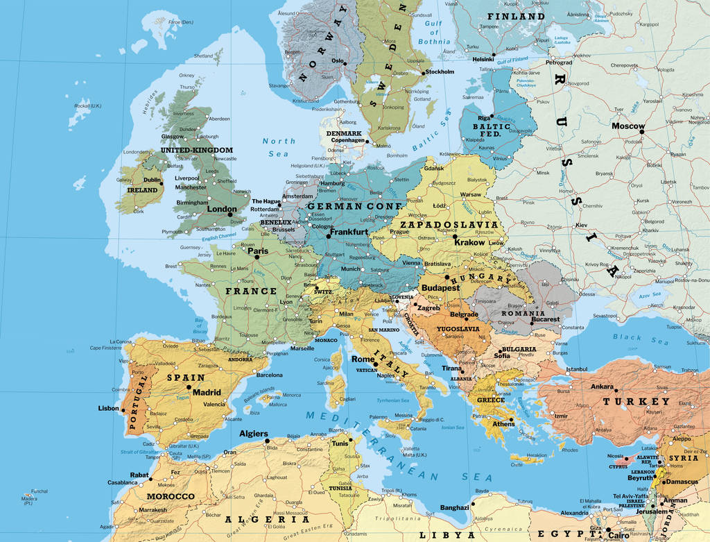 Thousand Week Reich - Map of Europe, 2019 by TheKutKu on DeviantArt