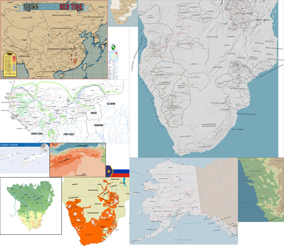 Collection of unfinished maps by TheKutKu on DeviantArt
