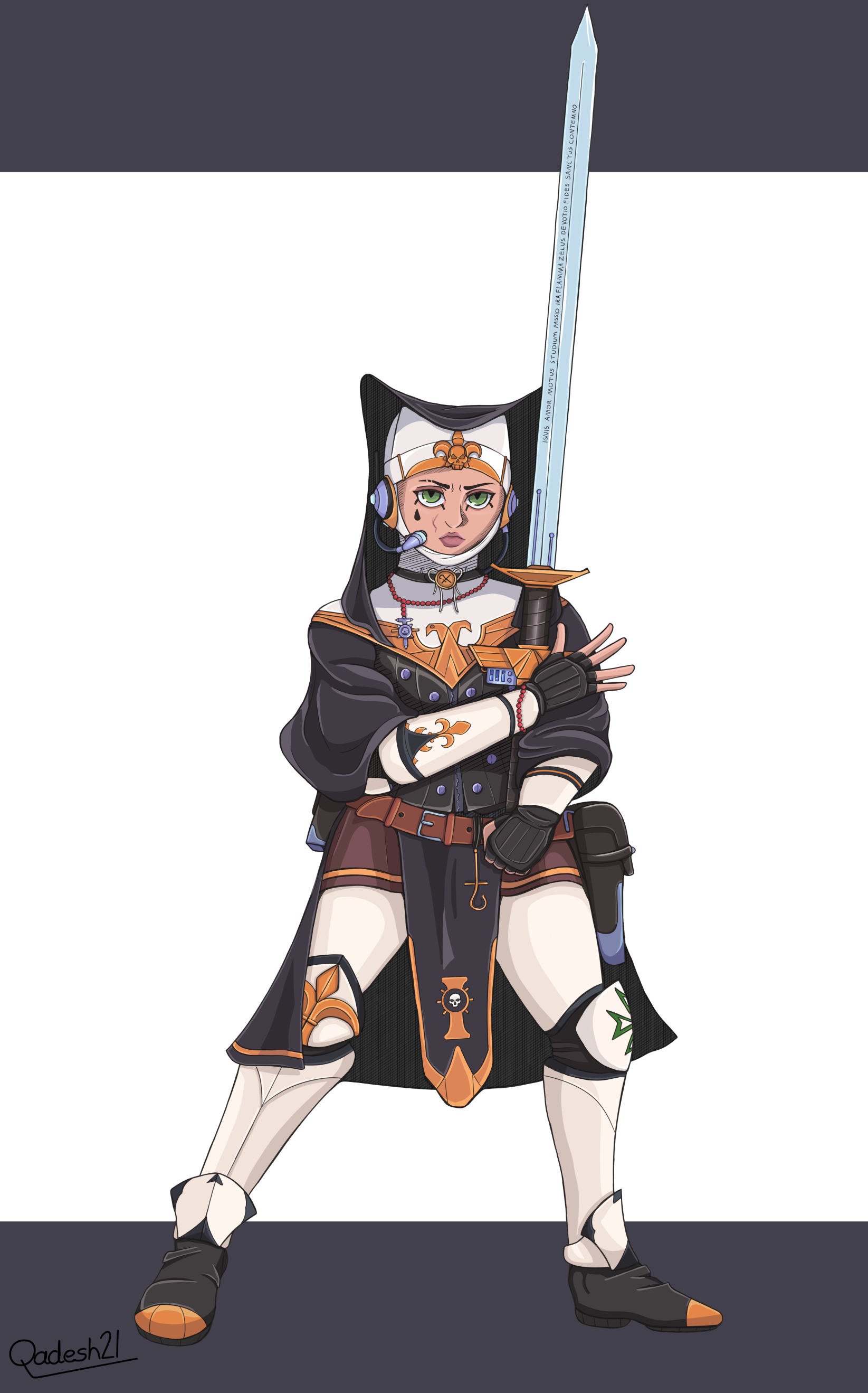 Sister Of Battle Novitiate by Qadesh21 on DeviantArt