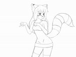 Rough Furry Raccoon Tail Animation by Marshmellofanatic