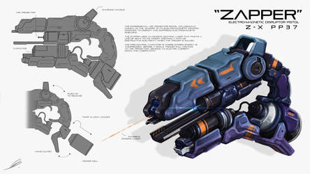 Zapper :: Z-X PP37 EM Disruptor Pistol