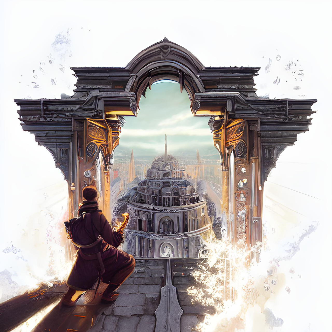 Back Arch Deviantart Into the Arch | AI Generated by UMunchkin on DeviantArt