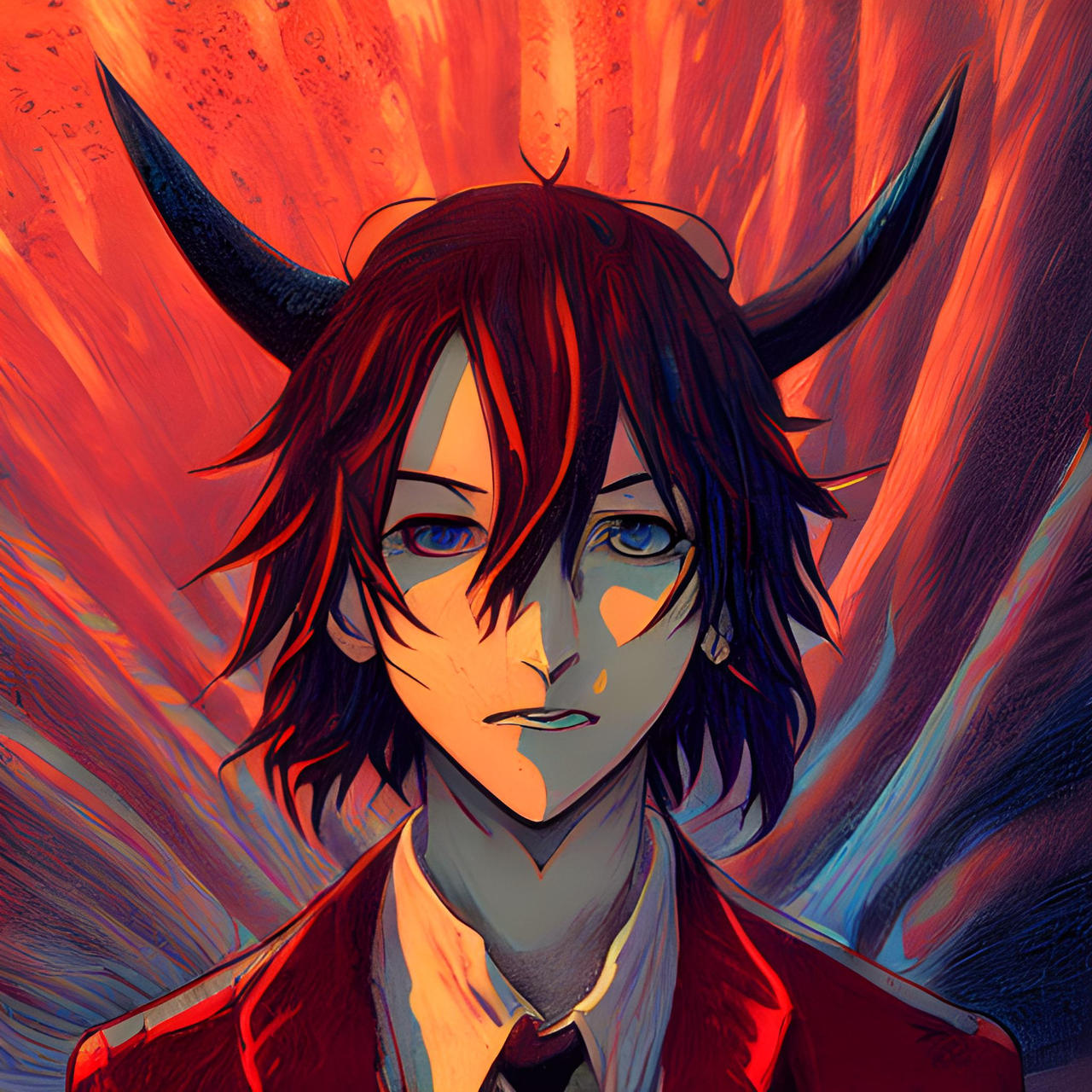 Devil Guy AI Generated by UMunchkin on DeviantArt