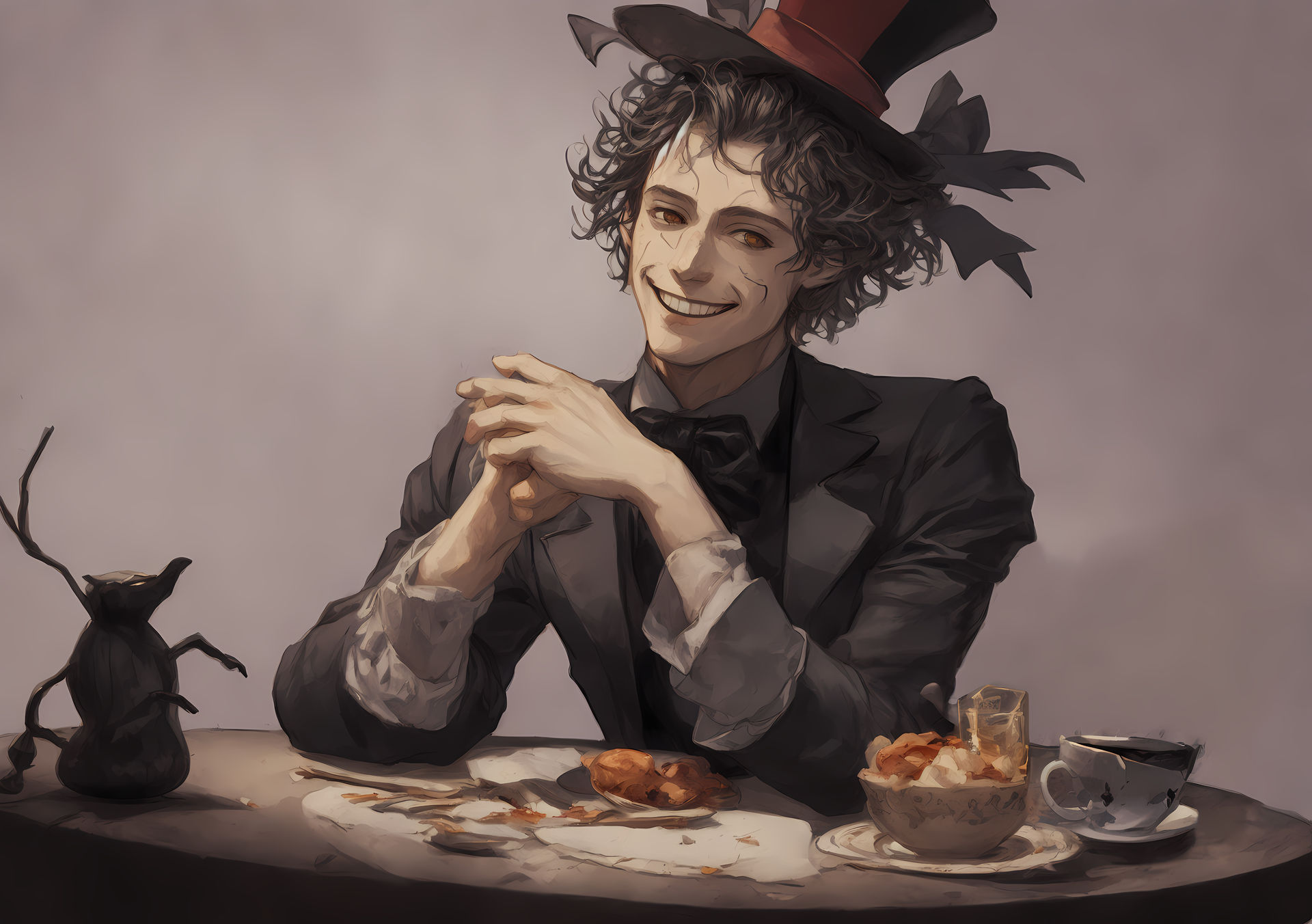 Mad Hatter | AI Generated by UMunchkin on DeviantArt