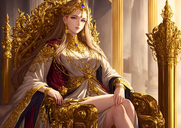 Golden Queen | AI Generated