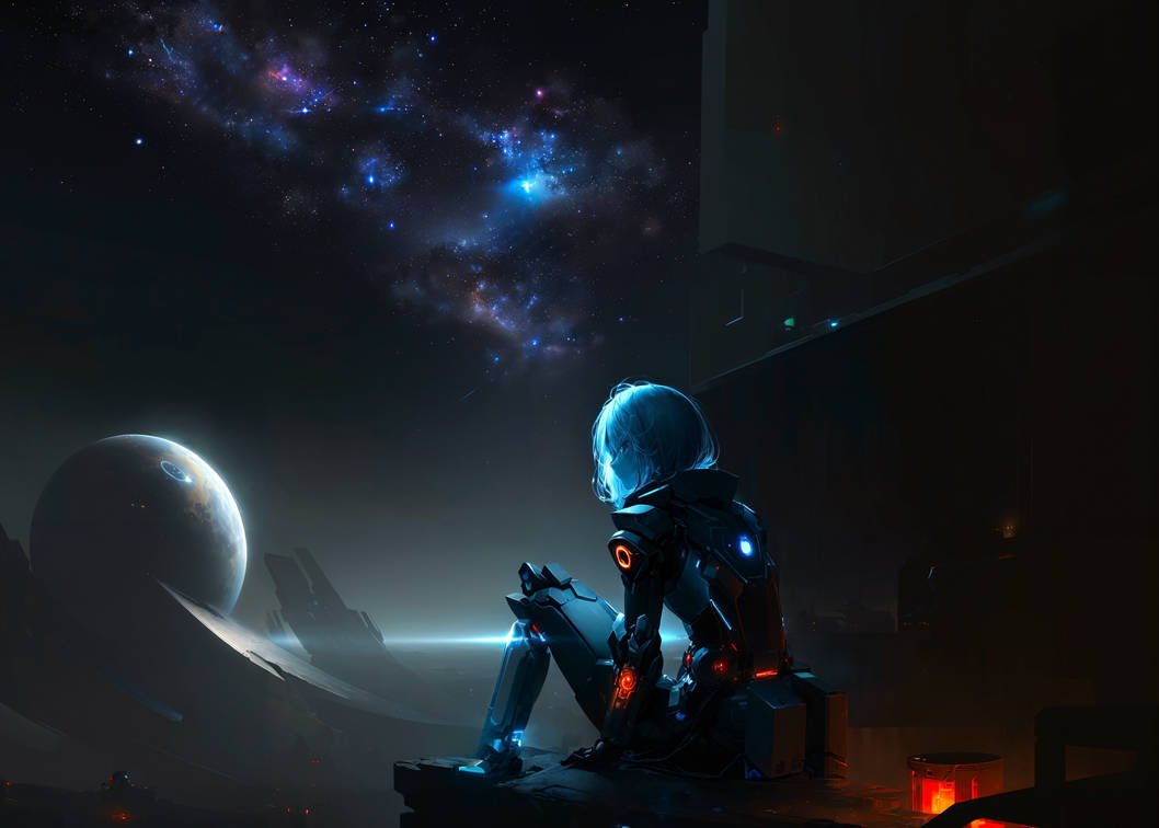 Android Girl In Space Ai Generated By Umunchkin On Deviantart Android Girl In Space Ai Generated By Umunchkin On Deviantart