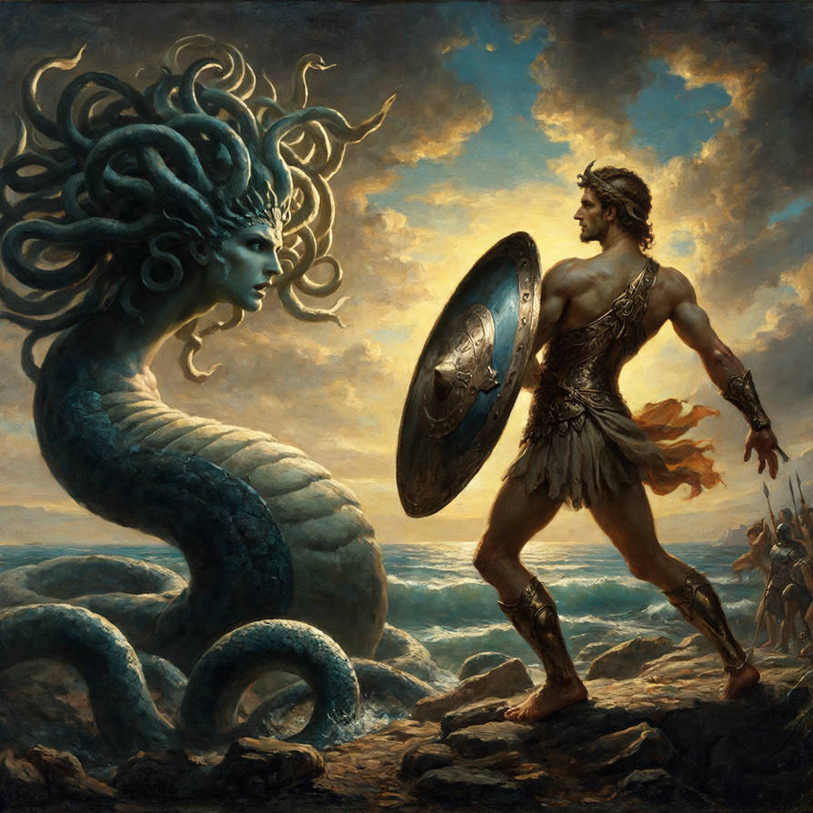Perseus Against Medusa AI Generated By UMunchkin On DeviantArt perseus-against-medusa-ai-generated-by-umunchkin-on-deviantart