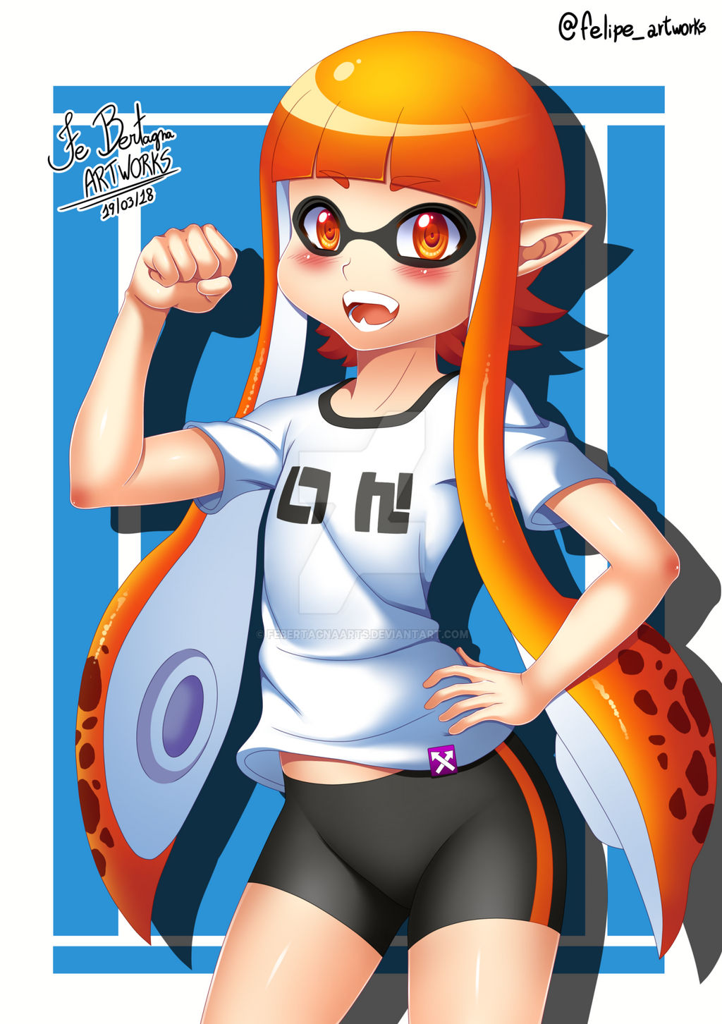 Splatoon Figure Deviantart (Fanart) Splatoon (2018) by FeBertagnaArts on DeviantArt