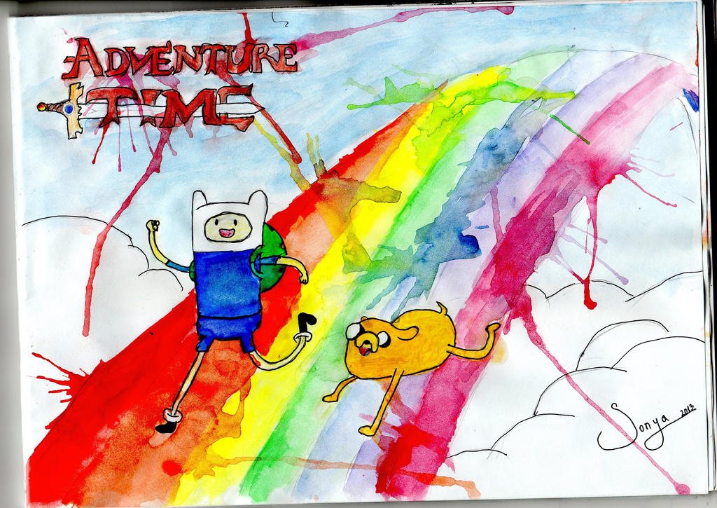 Adventure Time Deviantart Intro ADVENTURE TIME! by sonyalvova1 on DeviantArt