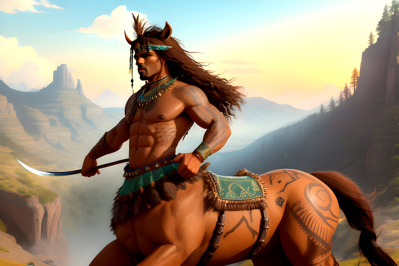Centaur Cook Centaur - Tribal by satoricanton on DeviantArt