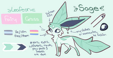 Sage the Leafeon (idk what i'm doing anymore lol)