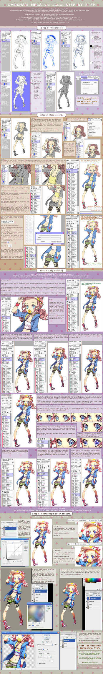 Omocha's Mega Cell Shading Step by Step by ZenithOmocha