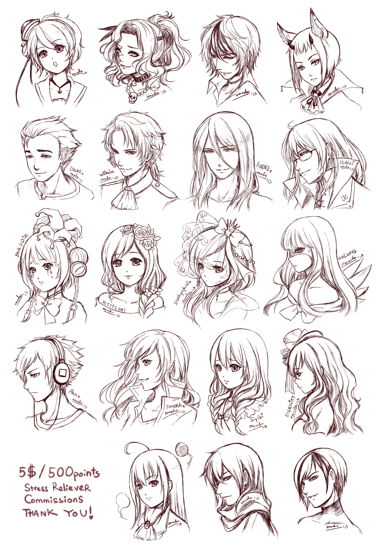 anime hair reference by SanekoPrinceofTennis on DeviantArt