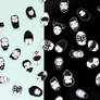 Masks and Faces studs