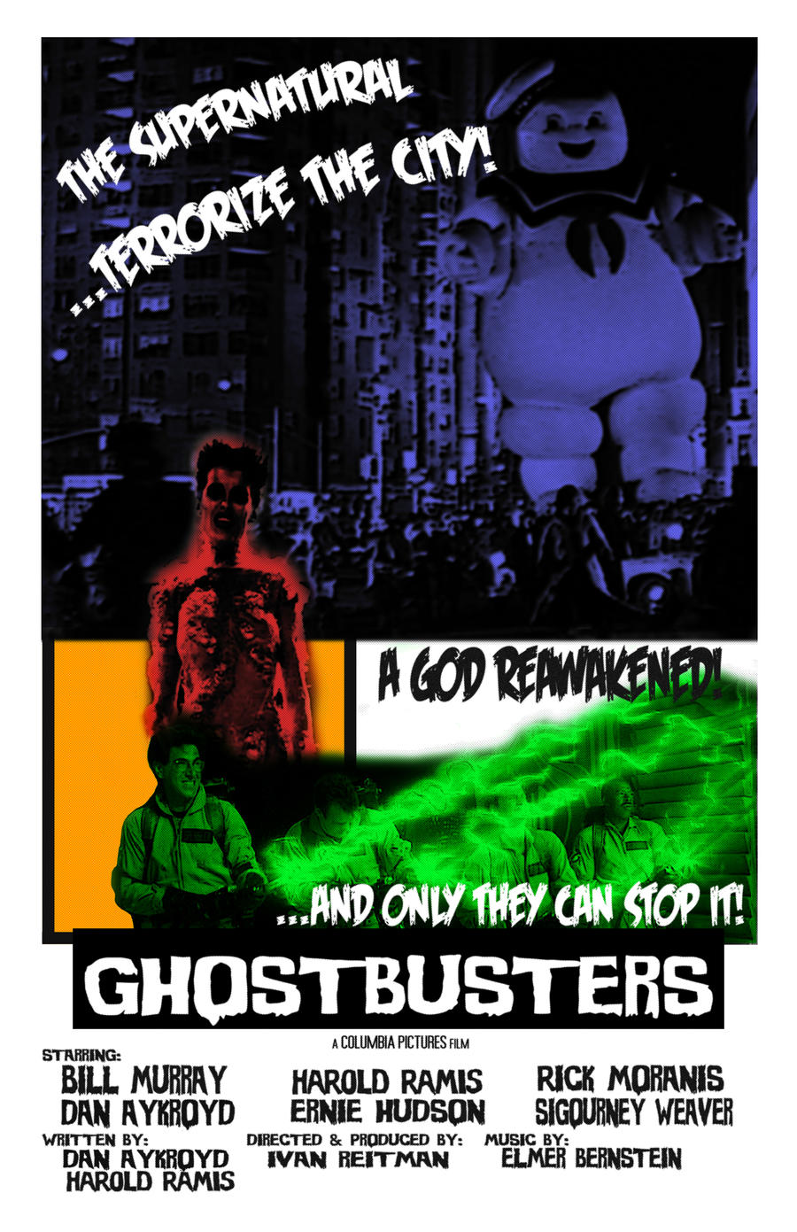 Ghostbusters B-Movie Poster