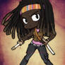 The Walking Dead chibi: Michonne