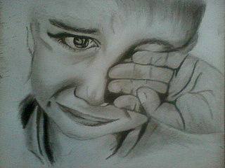 2013 drawing - Don't cry Little Soldier :)