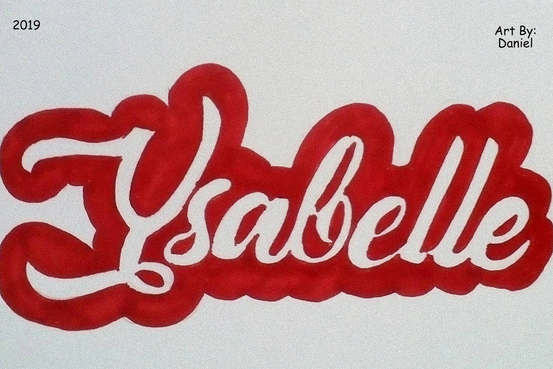 Ysabelle Lettering Calligraphy: Ysabelle by nielopena on DeviantArt