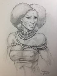 Tribal Woman by Izryell