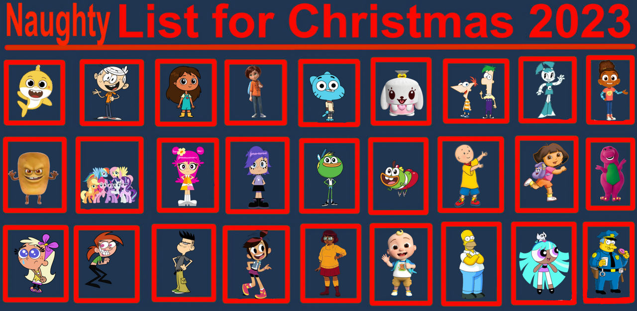 My Naughty List For Christmas 2023 By Fyims On Deviantart My Naughty List For Christmas 2023 By Fyims On Deviantart