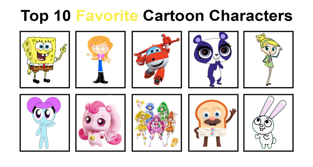 Top 10 Favorite Cartoon Characters By Fyims On Deviantart Top 10 Favorite Cartoon Characters By Fyims On Deviantart