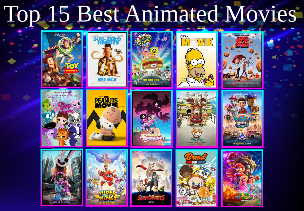 Top Animation Top 12 Best Animated Movies by Fyims on DeviantArt