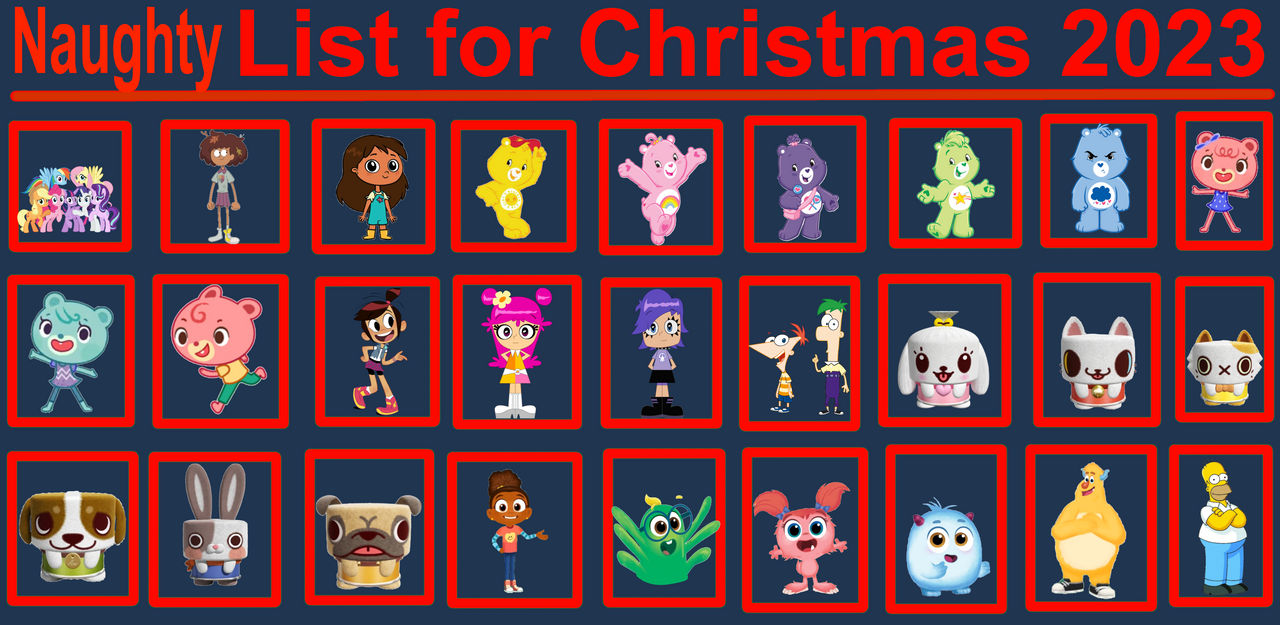 Naughty List For Christmas 2023 By Fyims On Deviantart Naughty List For Christmas 2023 By Fyims On Deviantart