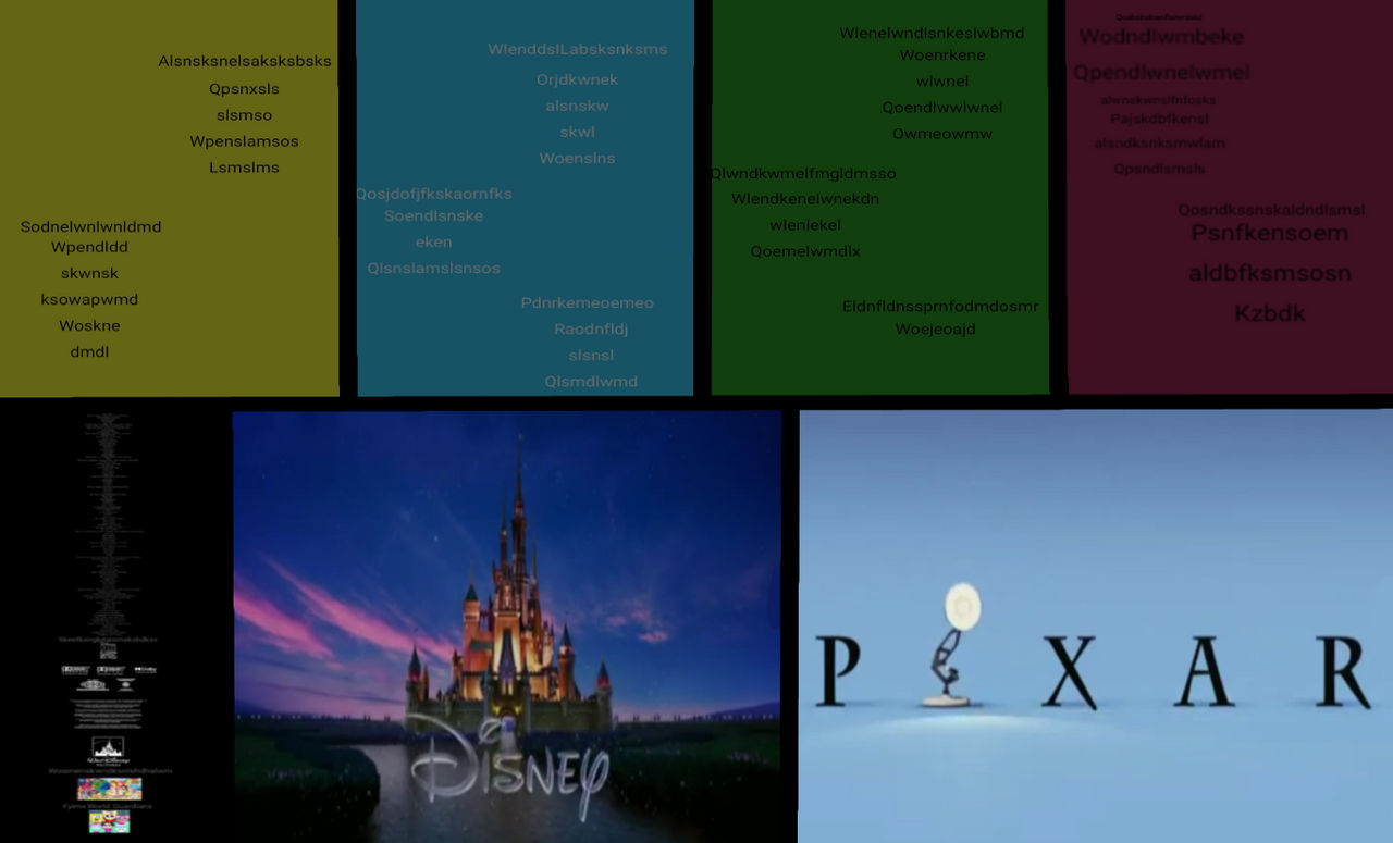 Layout Animation Credits Deviantart Disney/Pixar The Fyims Movie Credits by Fyims on DeviantArt