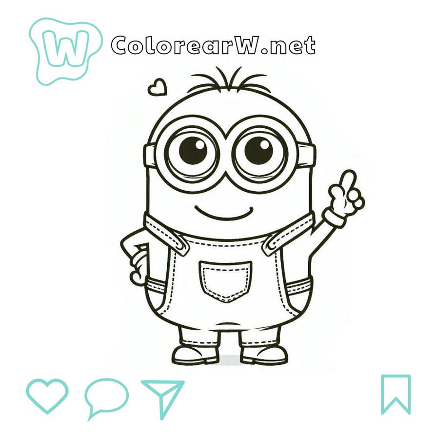 Minion para colorear (PDF para imprimir gratis) by colorearw-net on DeviantArt minion-para-colorear-pdf-para-imprimir-gratis-by-colorearw-net-on-deviantart